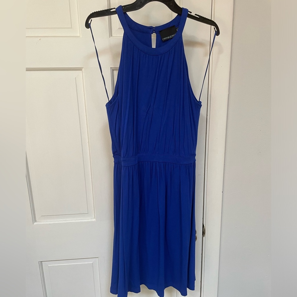 Cynthia Rowley Cobalt cotton stretch dress Size Medium